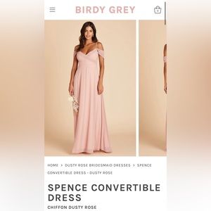 Birdy Grey - Spence bridesmaid dress in Dusty Rose